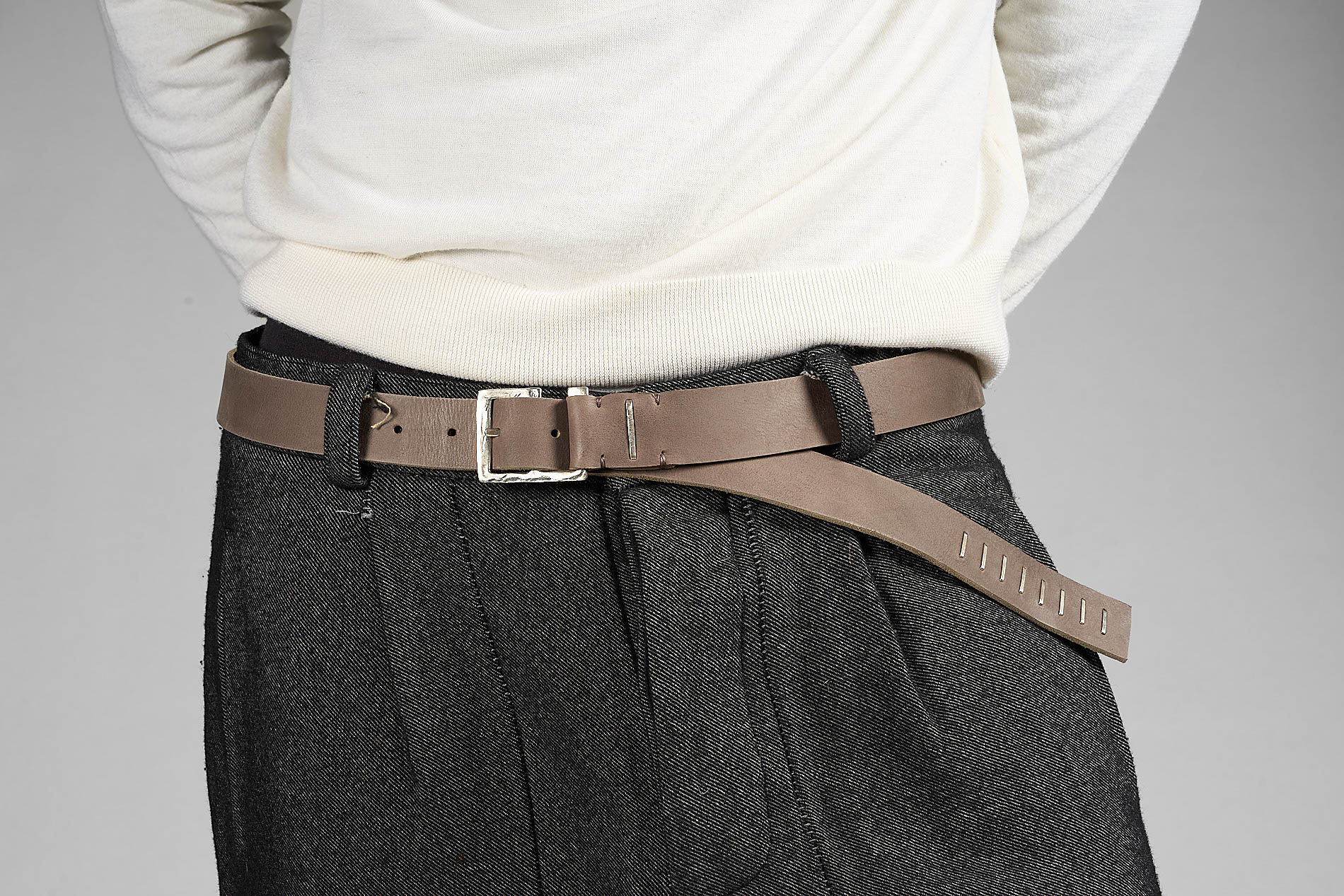 daniele basta leather and silver bags - WEARING
